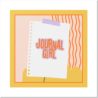 Journal Girl Posters and Art